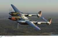 LIGHTNING P-38 TO ESCORT BIG BOYS
