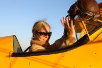 Informace o příletech letadel na Aviatickou pouť